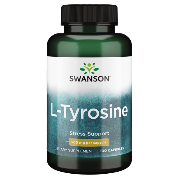 Swanson Dietary Supplements LTyrosine 500 mg Capsule 100ct