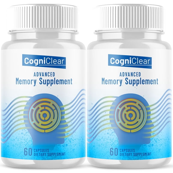 CogniClear Advanced Formula Brain Support Pills Maximum Strength Supplement Cogni Clear 120 Capsules