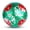 Green/Red, variant on Size 4 Soccer Balls, Laser Leather Soccer Ball for Sport Training & Match Play - Vibrant Soccer Balls Gift Set with Pump for Kids and Youth(Green/Red)