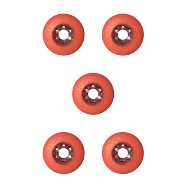 mmirethe 2 Pcs Plusieurs Couleurs et Spécifications - Roues de Patin à Roulettes pour Freinage Professionnel Amélioré Rouge 72mm 5ensemble