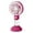 Red, variant on Hiroekza Ultra-Quiet USB Handheld Fan with Stand Base - Portable Mini Fan for Desk, Travel & Student Use with Rechargeable Battery Purple
