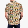 thumbnail image 6 of Wukai Animal Truck Men’s Polo Shirts,Quick-Dry Athletic Shirt,Classic Fit Shirts-XX-Large, 6 of 8