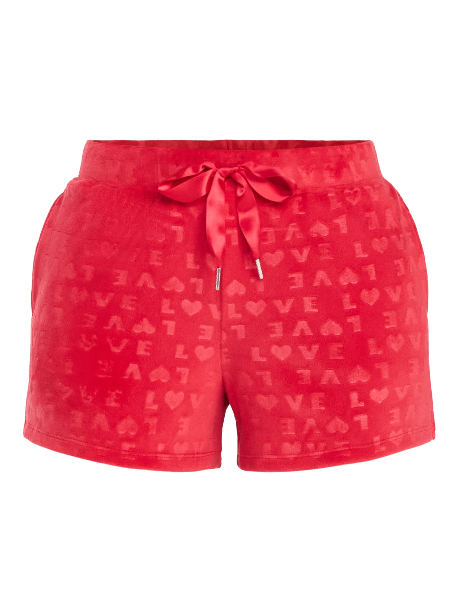 Valentine's Day Women's Sleep Shorts from Way to Celebrate, 2-Pack, Sizes XS-3X