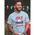 thumbnail image 2 of July 4Th Proud American T-Shirt Men -Image by Shutterstock, Male Large, 2 of 4