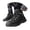 Black, variant on Women's Sneakers High Top Hiking Sneakers Lightweight Comfortable Trekking Shoes For Outdoor Adventure Light Purple 41
