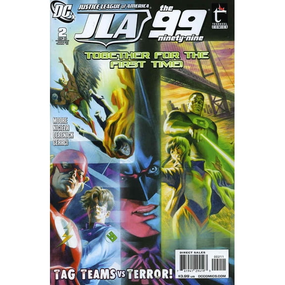 Justice League of America/The 99 #2 VF ; DC Comic Book