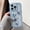 Blue, variant on Luxury Glitter Butterfly Case For iPhone 14 Pro, Aesthetic Wavy Edge Protective Cover, Sparkly Sequin Stars Design, Soft Silicone Shockproof Bumper Shell for Women and Girls, Blue