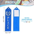 thumbnail image 2 of Award Ribbons,1st 2nd 3rd 4th 5th 6th Place Prize Medal Ribbon with Event Card & Rope, Multicolor 108 Pcs, 2 of 7