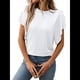 thumbnail image 3 of Camisas Formales Informales de Negocios para Mujer, Camisas de Verano, Mangas , Cuello Redondo, Mangas de Hoja de , Trajes 2025 XL, 3 of 9