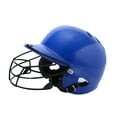 thumbnail image 1 of Casco de bateo de béisbol con doble protección para niños, transpirable, para sóftbol Azul, 1 of 9