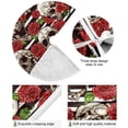 thumbnail image 2 of FMSHPON Halloween Xmas Christmas Tree Skirt Stand Mat for Holiday Party Decoration Indoor Outdoor 36 inches, 2 of 6