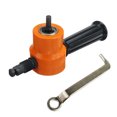 thumbnail image 4 of Worallymy Hoja eléctrica Nibbler Placa de metal de doble cabeza Sierra de nibble ajustable para acero inoxidable Cobre, naranja Worallymy JD735795164, 4 of 7