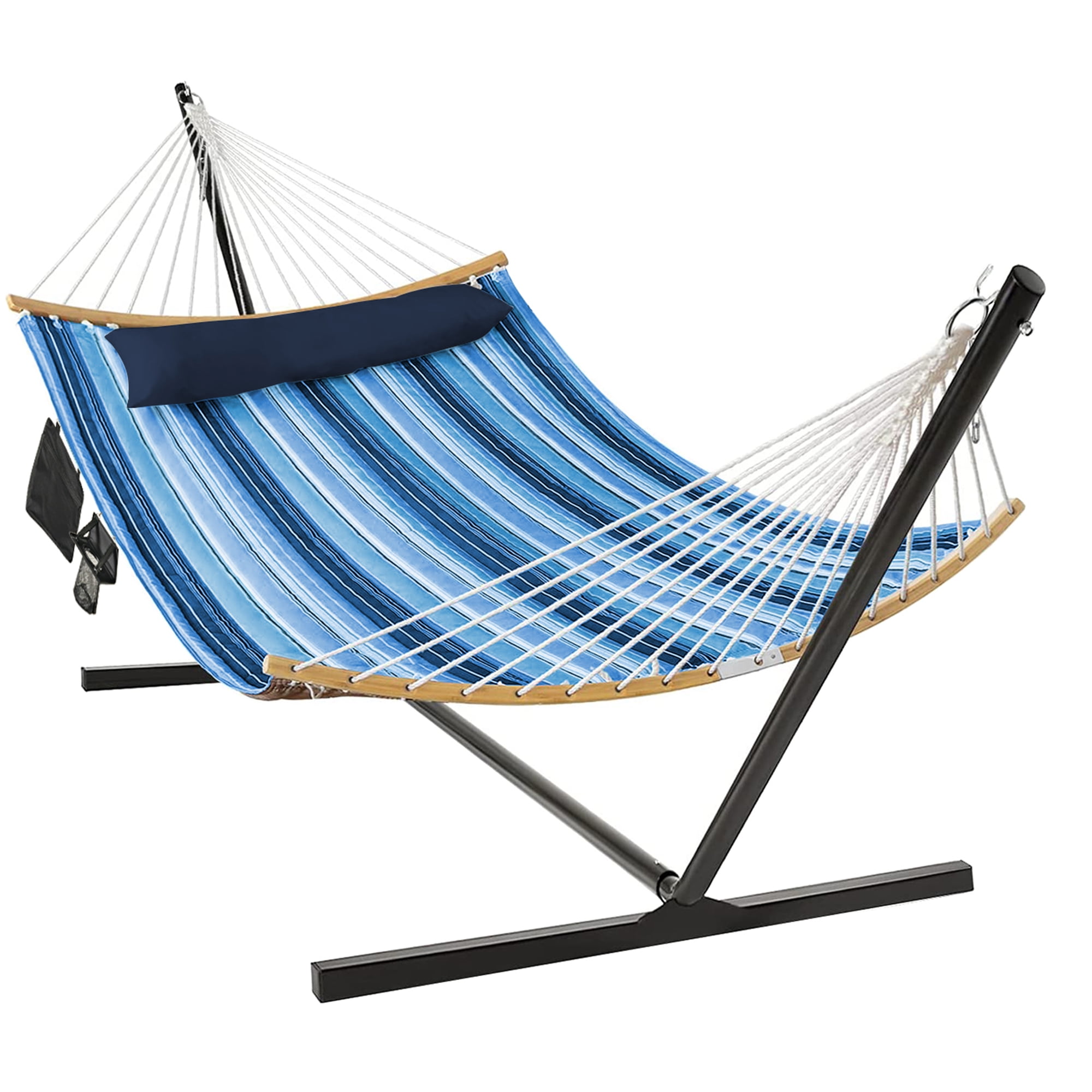 HAPPYGRILL Adjustable Hammock Stand Height 78.5 to 98.5 Hammock Stand for Hammock Air Porch Swing Chair 