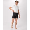 thumbnail image 6 of Hanes Core Stretch Men's Long Leg Boxer Briefs Pack - 6-Pack - Moisture-Wicking Cotton-Stretch Underwear Black L, 6 of 6