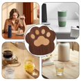 thumbnail image 5 of Cat PawCoaster Absorbent Animal Cat PawCup Mats Water Absorbing Drink Coasters Animal y6600, 5 of 5