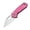 Sand Polish/Pink, variant on CJRB Mini Pyrite Pocket Folding Knife, J1933-PK