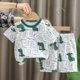 thumbnail image 2 of Kids Clothes Children's Sets Boys Girl T-shirt Shorts 2PCS Summer Cotton Short sleeve Baby Children Clothing Toddler Suit, 2 of 6