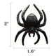 thumbnail image 2 of Juguetes de araña de plástico realistas, accesorios de broma de Halloween, decoración divertida de Halloween de tamaño pequeño, paquete de 30, 2 of 4