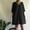 Black, variant on Women's Dresses Under $10 Summer Loose Casual V-Neck Solid Short Sleeve Dresses