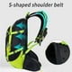 thumbnail image 4 of Advancent Bolsa de agua Escalada Senderismo Mochila Impermeable portátil Escultismo Bolsa de pesca carpas Verde negro Advancent OD029586-02B, 4 of 6