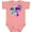 Mauve, variant on Inktastic Suicide Prevention I Wear Teal and Purple for My Dad Boys or Girls Baby Bodysuit