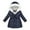 Navy, variant on Spazoro Kids Girls Jackets, Fall Winter Zipper Hooded Long Sleeve Warm Coats for Child Girls Boys Navy Size 4 T