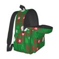 thumbnail image 5 of Rateoe Cute Santa Pattern Student Backpack,Backpack for School,Lightweight Bag,Travel Backpack,Outdoor Backpack,Large Capacity Backpack, 5 of 8