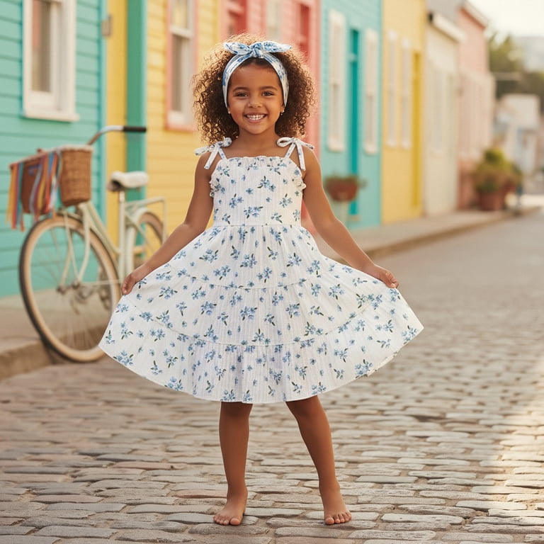 pascal tiered crochet lace midi dress Blue Striped Smocked | The Seaside Serenade Midi Dress – Women's Clothing Boutique summer cocktails S T Y L Color:26# swv00l