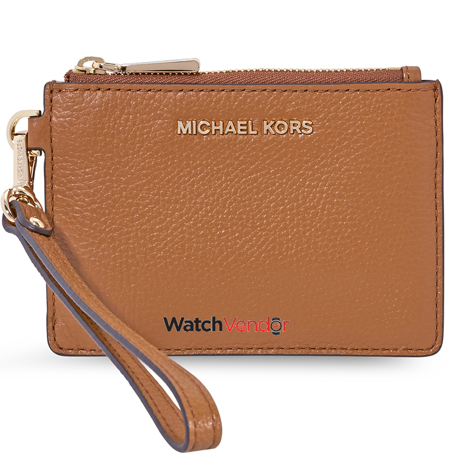 michael michael kors mercer pebble leather coin purse