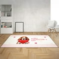 thumbnail image 2 of Happy Valentine's Day Basset Hound Brings Love Heart Indoor Rug Bassets Dog Breed Lovers Gifts Idea Carpet Living Bed Room Sofa Home Decor - 02028, 2 of 5