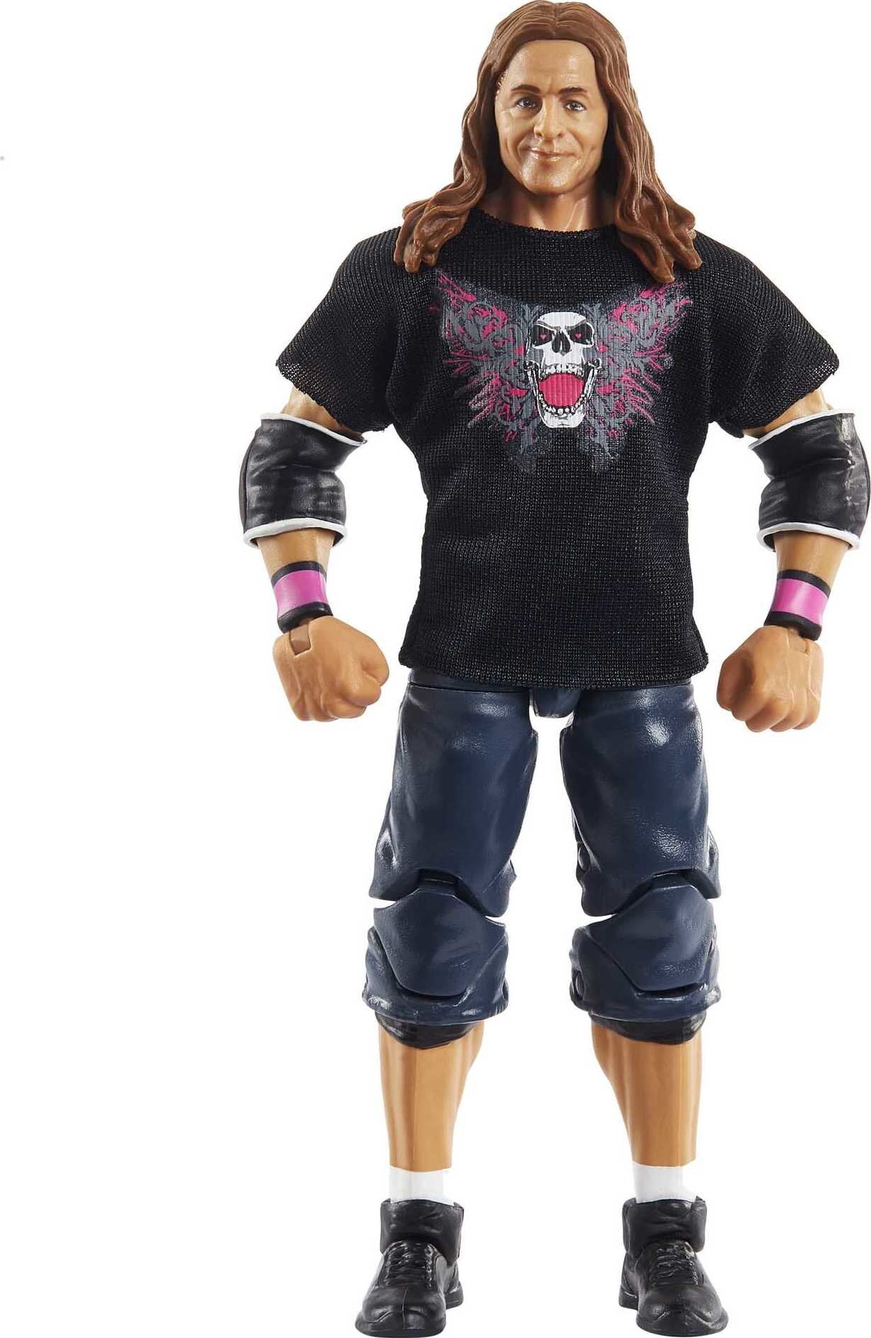 WWE Bret “Hit Man” Hart WrestleMania Elite Collection Action Figure with shirt