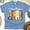 CarolinaBlue, variant on He Is Risen T-Shirt | Christian Cross and Resurrection Graphic Tee, Maroon, Size L