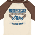 thumbnail image 4 of Inktastic Motorcycles Are for Life Biker Boys or Girls Long Sleeve Baby Bodysuit, 4 of 5