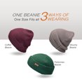 thumbnail image 5 of Merino Wool Short Fisherman Beanies for Men Women, Knit Cuff Trawler Beanie Cap, Winter Warm Daily Hat, 5 of 7