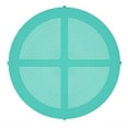 thumbnail image 6 of WestinTrends Playa 31.5" Round Plastic Outdoor Patio Dining Table for 4, Turquoise, 6 of 14