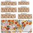 thumbnail image 3 of Pink Orange Floral Window Valance for Kitchen, Oil Painting Spring Pink Orange Yellow Blue Flowers Rod Pocket Short Curtain for Small Windows, Light Filtering Decorative Valance, 54 x 18 Inch, 3 of 9