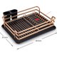 thumbnail image 2 of unbranded Escurridor De Platos Dorado Con Soporte Para Cucharas Y Para Cocina, 2 of 8