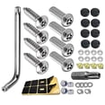 thumbnail image 3 of Baoblaze Plate Screws Set Car Tag Bolts Fastener Caps Plate Fasteners and Black, 3 of 7