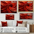 thumbnail image 5 of Designart "Dreamscape Orange and Red Abstract Spiral I" Extra Large Abstract Framed Wall Art - Transitional Orange Abstract Spirals Entryway Framed Wall Art, 5 of 7