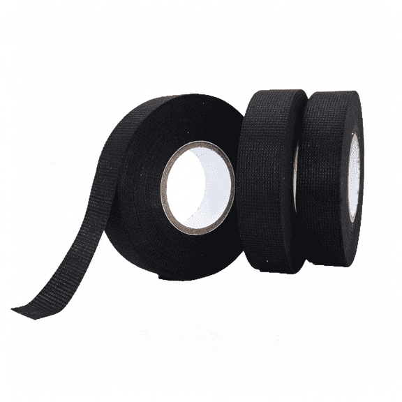 BESTSKY 4 Pack/16 Pack Black Hockey Tape, 1in Grip Tape, Strong Adhesive Cloth Tape | Multipurpose Athletic Sports Tape for Lacrosse Sticks, Gym Equipment & Tools
