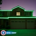 thumbnail image 3 of Russell Decor LED Rope Lights connectable 30'-200' Festival Holiday Party Seasonal Christmas Decoration 30ft - 200ft Lighting Green (100 Feet), 3 of 9