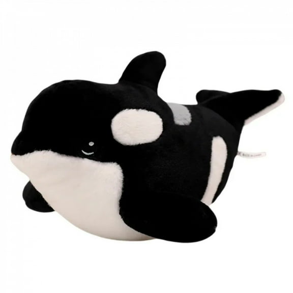 Lifelike Killer Whale Plush Toys Stuffed Orcinus Orca Fish Doll Cute Shark Cartoon Soft Sleep Pillow Kids Girls Baby Gift