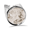 thumbnail image 1 of Grey Polluted Dirty Rough Paper Texture Ring Adjustable Love Wedding Engagement, 1 of 3
