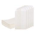 thumbnail image 1 of Uxcell 100Pcs Bolsas de Papel Kraft para Regalos, 6" x 4" Bolsas de Caramelo a Prueba de Grasa Bolsas Planas para Favoritos Bolsas Pequeñas de Regalo Blancas, 1 of 6