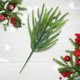 thumbnail image 5 of 6 uds hojas de pino verde 45cm ramas de cedro artificiales para árbol de Navidad adorno DIY, 5 of 9