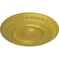 thumbnail image 3 of Ekena Millwork 15 3/4"OD x 1 3/8"P Artis Ceiling Medallion (Fits Canopies up to 6 7/8"), Hand-Painted Rich Gold, 3 of 5