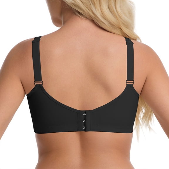 Plcasen Minimizer Bras for Women Plus Size, Full Coverage Unlined Bra with Underwire for Heavy Breast