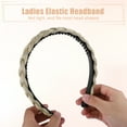 thumbnail image 6 of Unique Bargains Thick Braided Headbands Non-slip Fashion Headbands Twisted Braid Knotted Hair Hoop for Women Champagne, 6 of 7