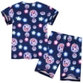 thumbnail image 2 of WIBACKER Girls Pajamas Set for Kids 3D Unicorn Printed Sleepwear 3-8 Years 2 PCS Short Sleeve Top and Shorts Toddler Girls Pjs, 2 of 6