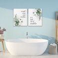 thumbnail image 2 of Stupell Industries Rustic Lodge Bubble Bath with Forest Foliage 2pc Canvas Art Set, 16 x 20 each, by Lettered and Lined, 2 of 7